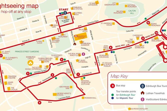 City Sightseeing Edinburgh Hop-On Hop-Off Bus Tour + Kids Go Free - Canongate to Holyrood: Where the Route Turns from Old Streets to Big Landmarks