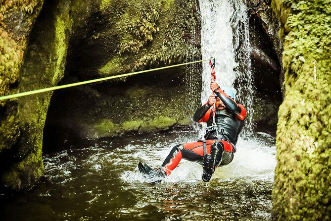 Dollar Falls Canyoning Trip - Edinburgh Pickup to the Ochil Hills Escape