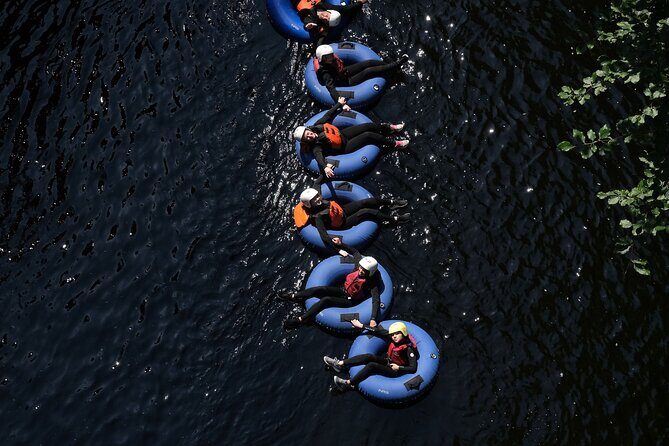 River Tubing in Perthshire - The River Part: Optional Cliff Jumps, Then Your Tubes