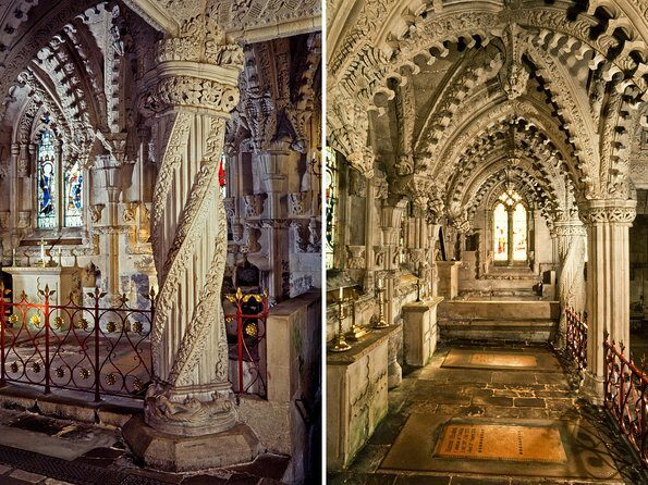 Rosslyn Chapel and Hadrian's Wall Small Group Tour from Edinburgh - Melrose Abbey lunch break and the heart of Robert the Bruce
