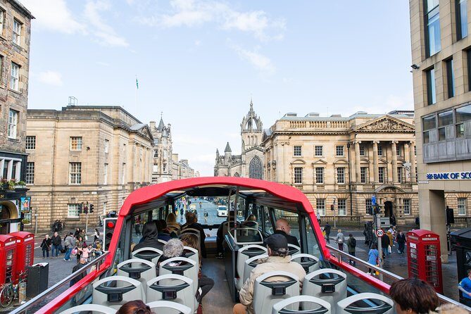 Royal Edinburgh Ticket - Hop-On Hop-Off and Attraction Admissions - On the bus: commentary, headphones, and language options