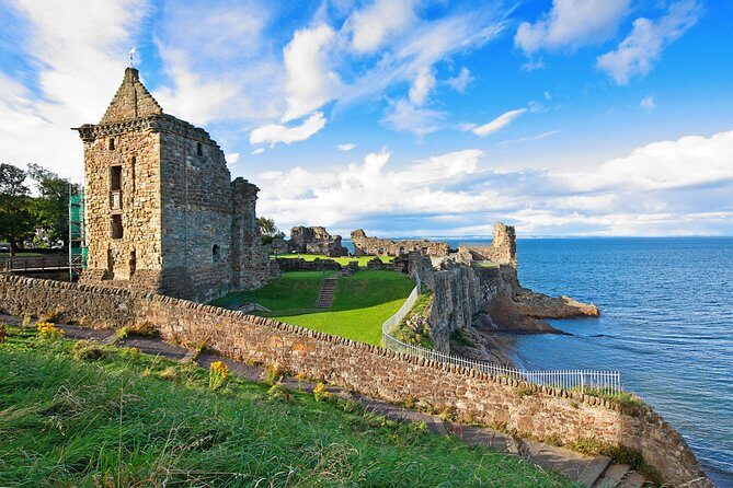 St Andrews & Cliffs and Dunnottar Castle in Spanish. - Falkland y el guiño de Outlander: el sitio donde cambiaste de mundo